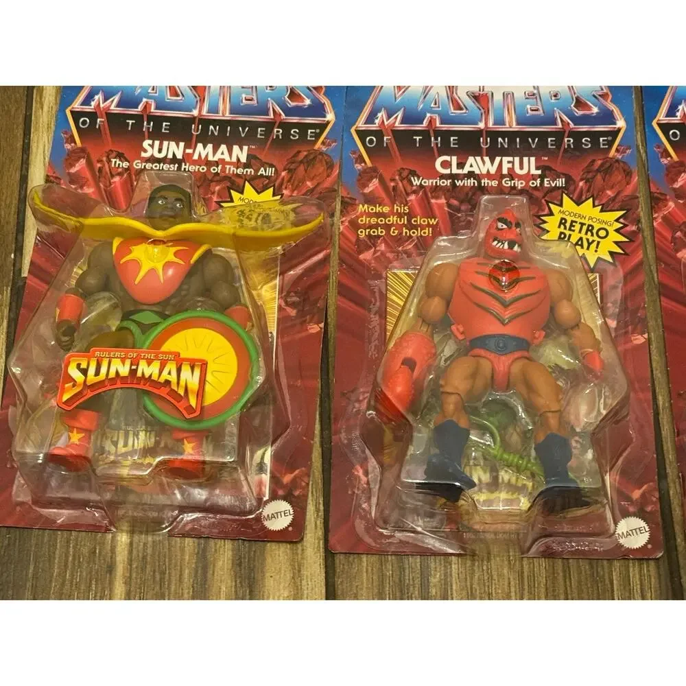 NEW Mattel MOTU Retro Lot Of 9 & Land Shark Mosquitor Horde Trooper Anti Eternia